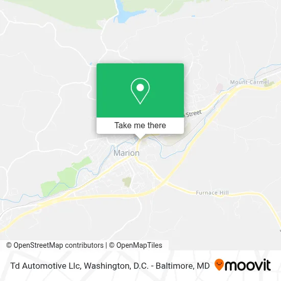 Td Automotive Llc map