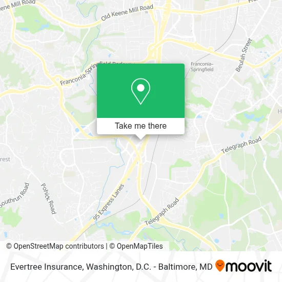 Evertree Insurance map