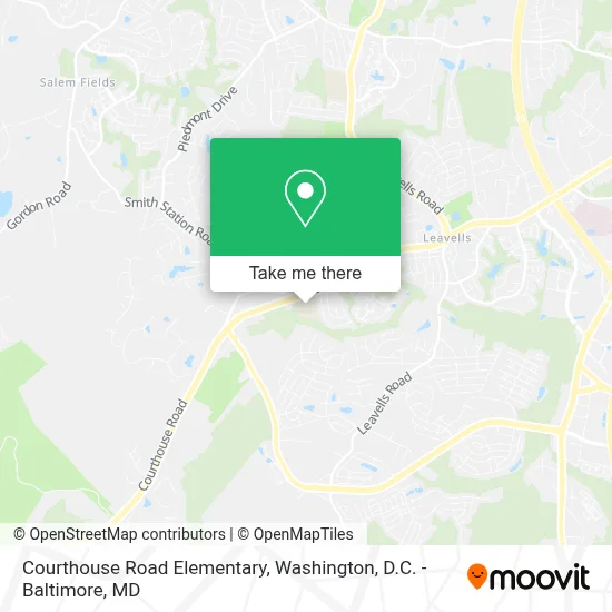 Courthouse Road Elementary map