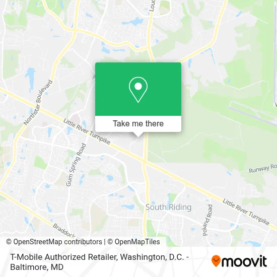 T-Mobile Authorized Retailer map