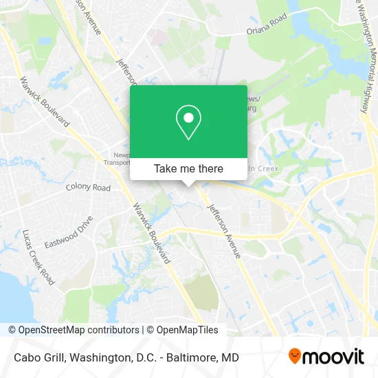 Cabo Grill map