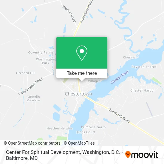 Center For Spiritual Development map