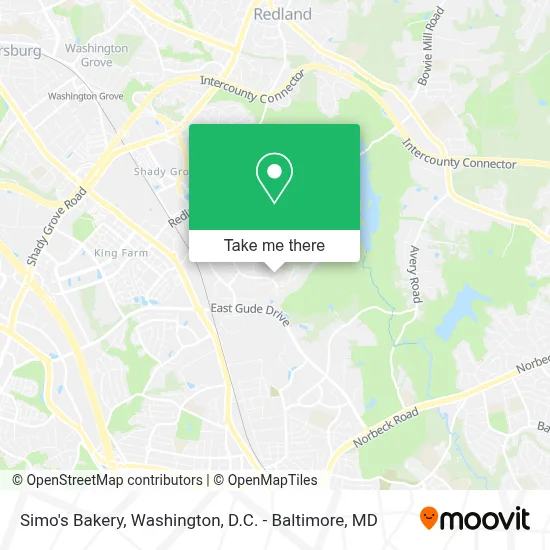 Simo's Bakery map