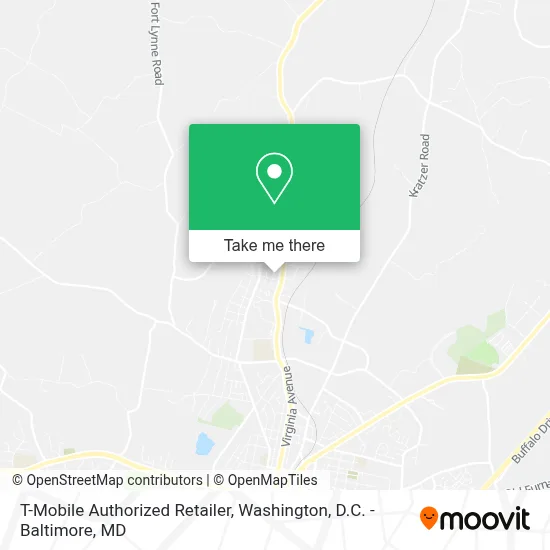 T-Mobile Authorized Retailer map