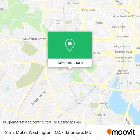 Sims Metal map