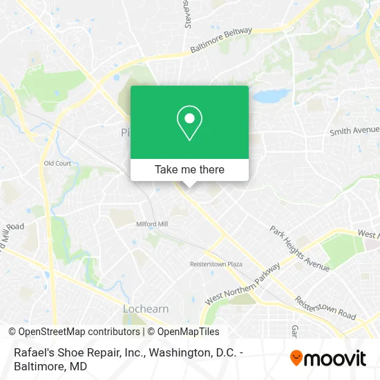 Rafael's Shoe Repair, Inc. map