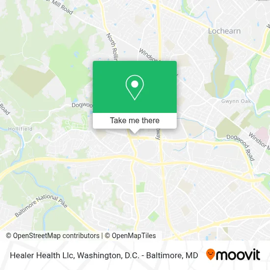 Healer Health Llc map