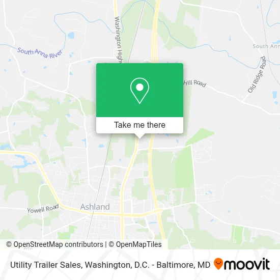 Utility Trailer Sales map
