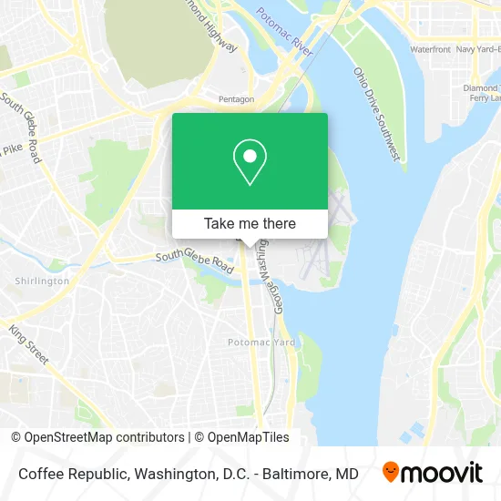 Coffee Republic map