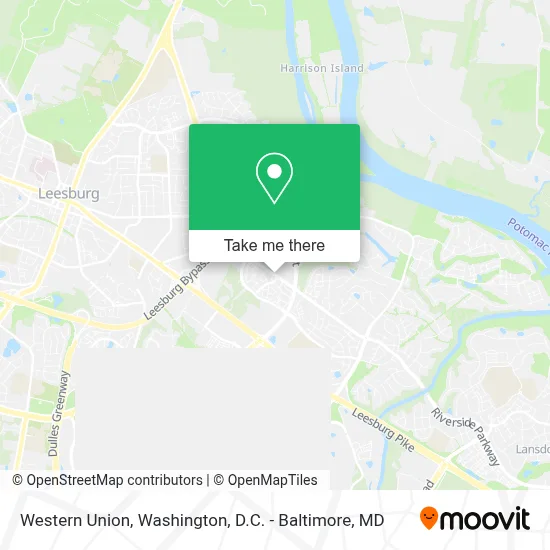 Western Union map