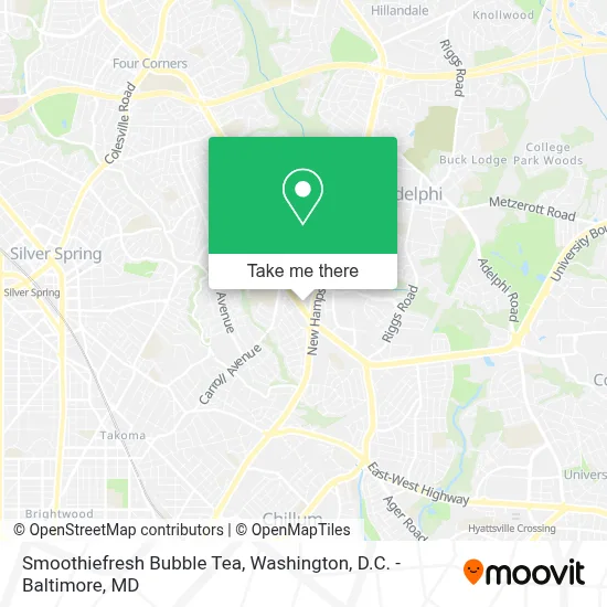 Smoothiefresh Bubble Tea map