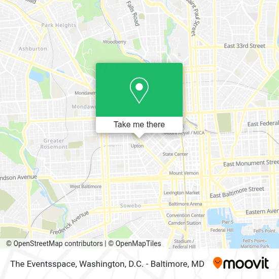 The Eventsspace map