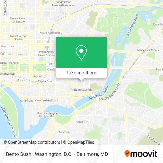 Bento Sushi map