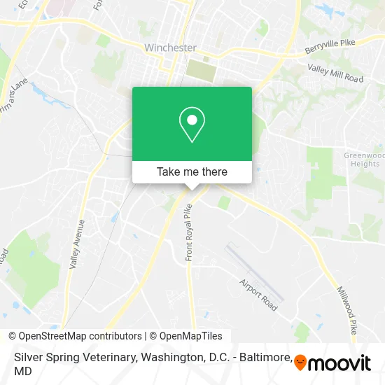 Silver Spring Veterinary map
