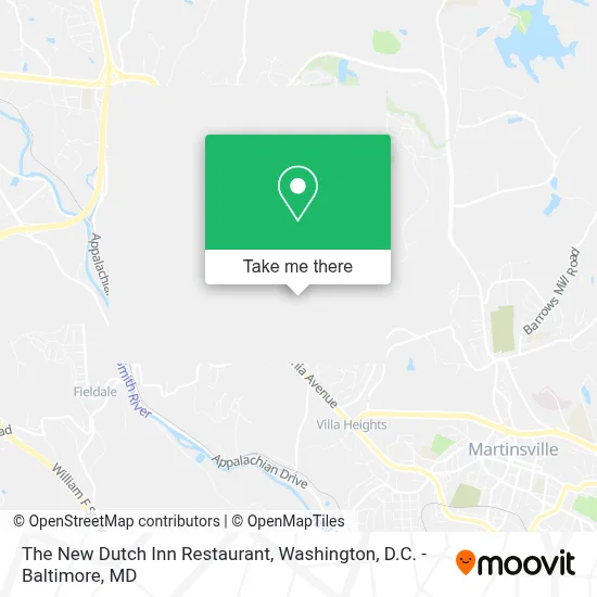 The New Dutch Inn Restaurant map