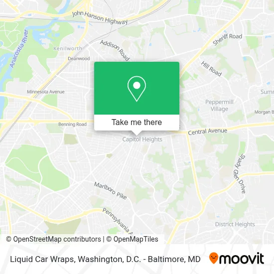 Liquid Car Wraps map