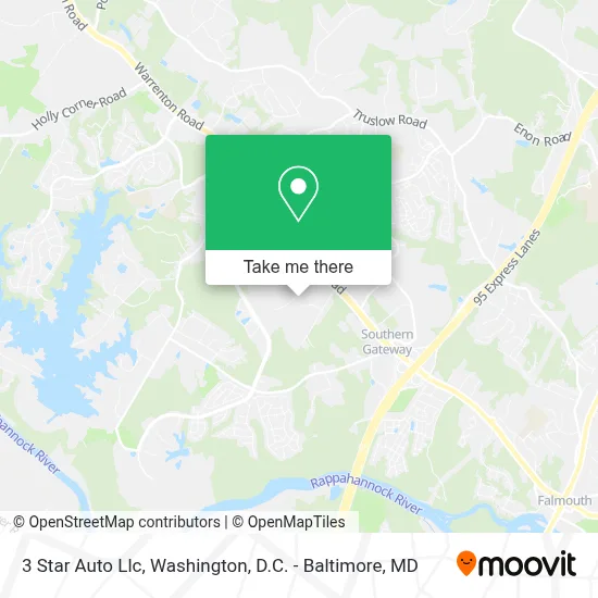 3 Star Auto Llc map