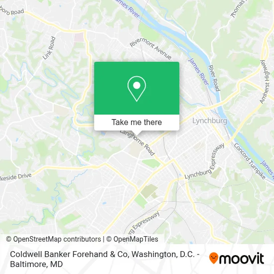 Coldwell Banker Forehand & Co map