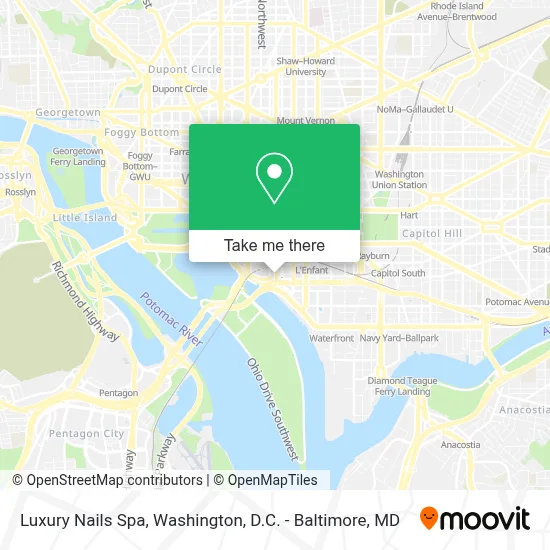 Luxury Nails Spa map