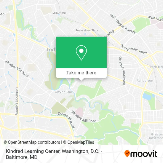 Kindred Learning Center map