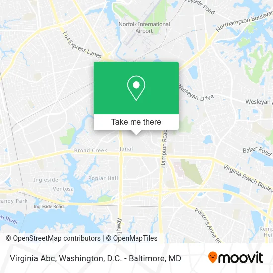 Virginia Abc map