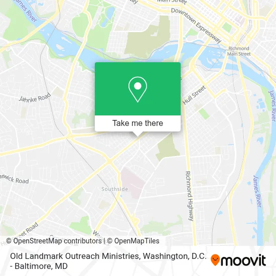 Old Landmark Outreach Ministries map