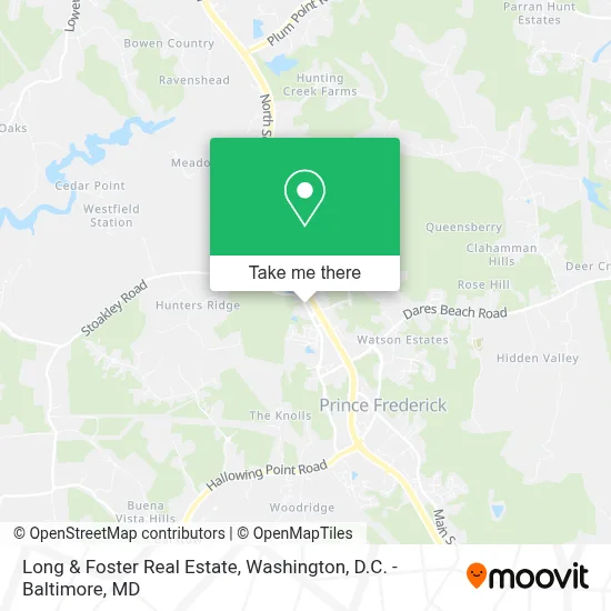 Long & Foster Real Estate map