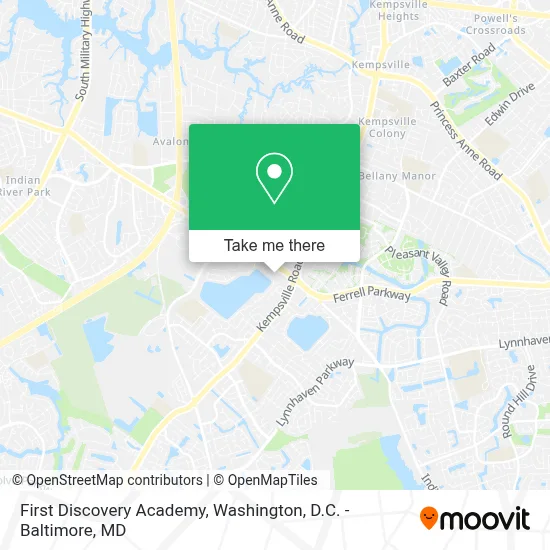 First Discovery Academy map