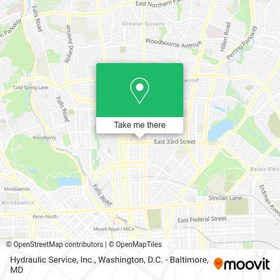 Hydraulic Service, Inc. map