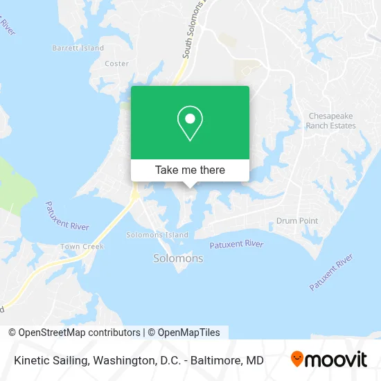 Kinetic Sailing map