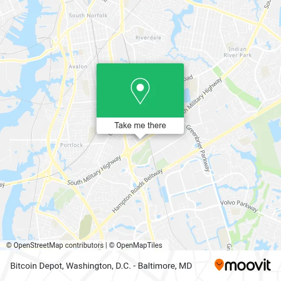 Bitcoin Depot map