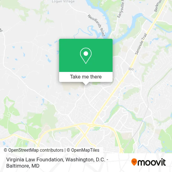 Virginia Law Foundation map