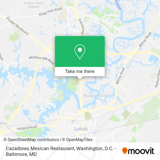 Cazadores Mexican Restaurant map