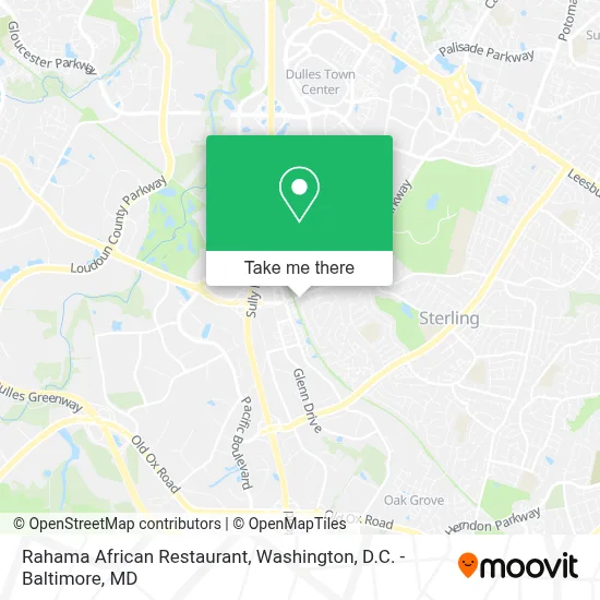Rahama African Restaurant map