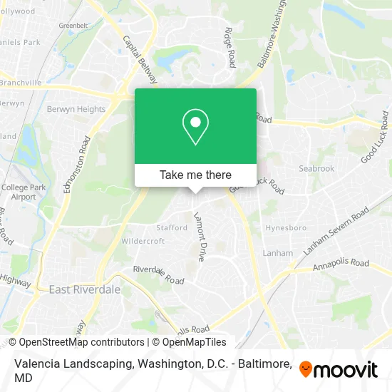 Valencia Landscaping map