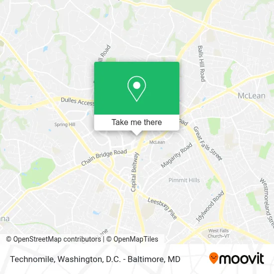 Technomile map