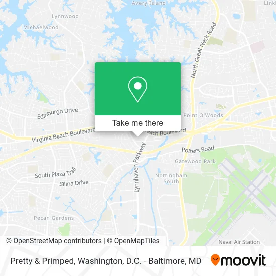 Pretty & Primped map