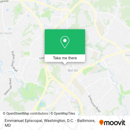 Emmanuel Episcopal map
