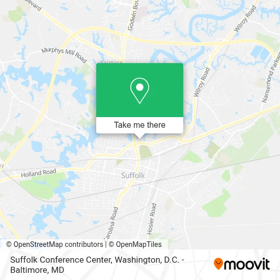 Suffolk Conference Center map