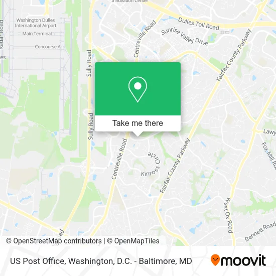 Us Post Office map