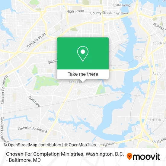 Chosen For Completion Ministries map