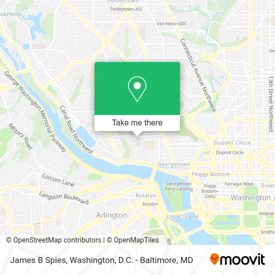 James B Spies map