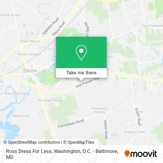 Ross Dress For Less map