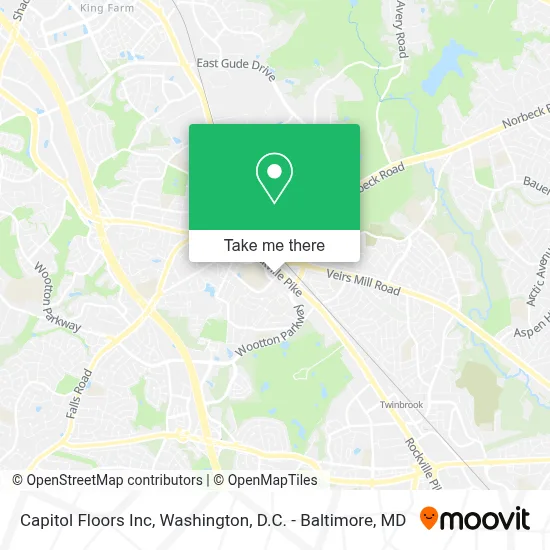 Capitol Floors Inc map