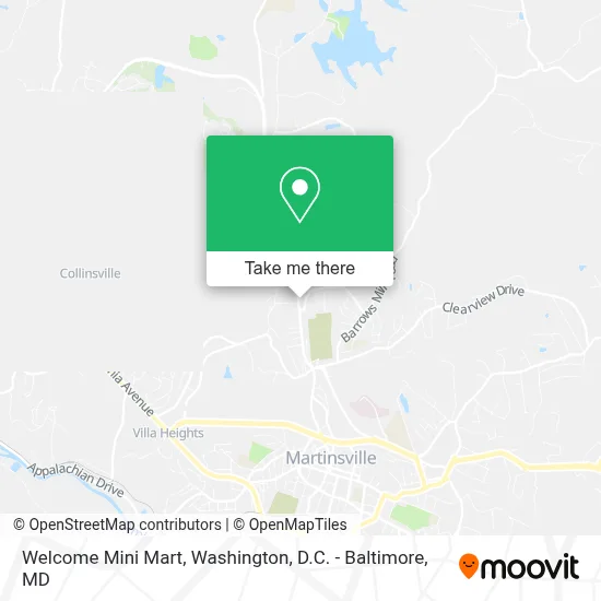 Welcome Mini Mart map