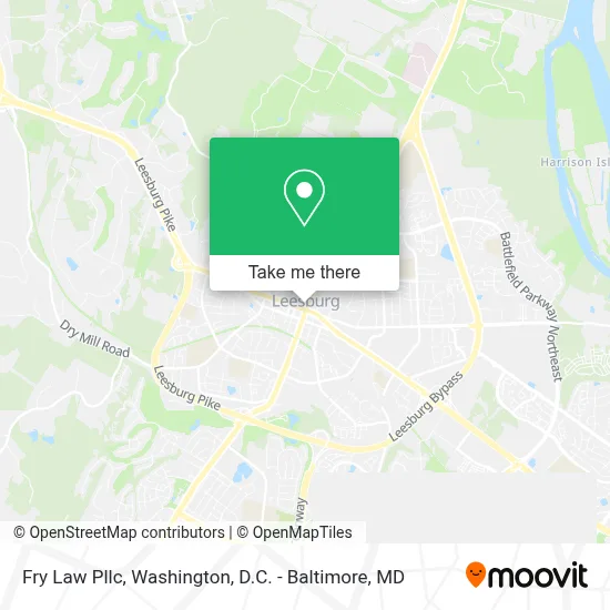 Fry Law Pllc map