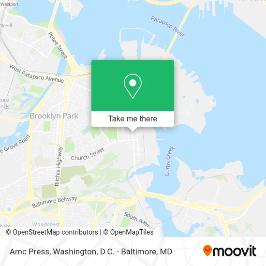 Amc Press map