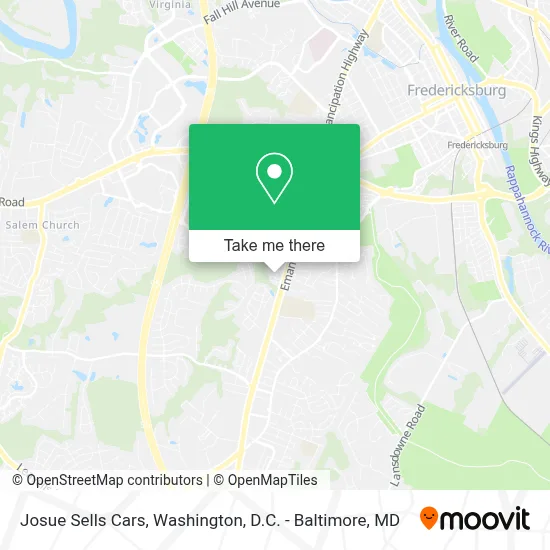 Josue Sells Cars map