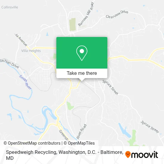 Speedweigh Recycling map
