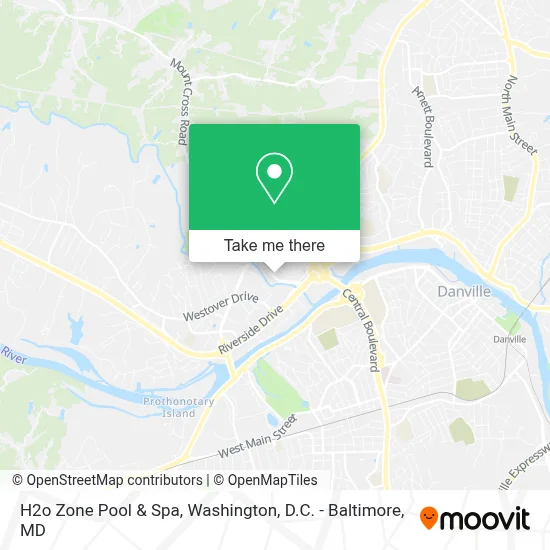H2o Zone Pool & Spa map